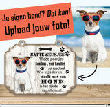 Spreukenbordje Hond - Eigen Foto!