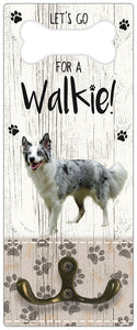 Leibanddrager: Bordercollie - Kapstok voor: Hondenriem - Halsband - Hondentuig