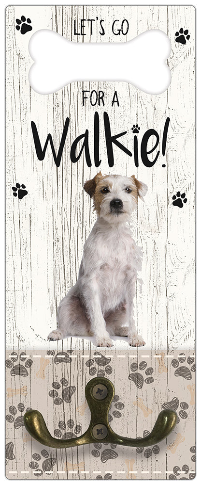 Leibanddrager: Jack Russel Ruwharig - Kapstok voor: Hondenriem - Halsband - Hondentuig