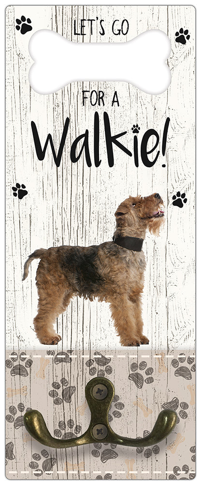 Leibanddrager: Fox Terrier - Kapstok voor: Hondenriem - Halsband - Hondentuig