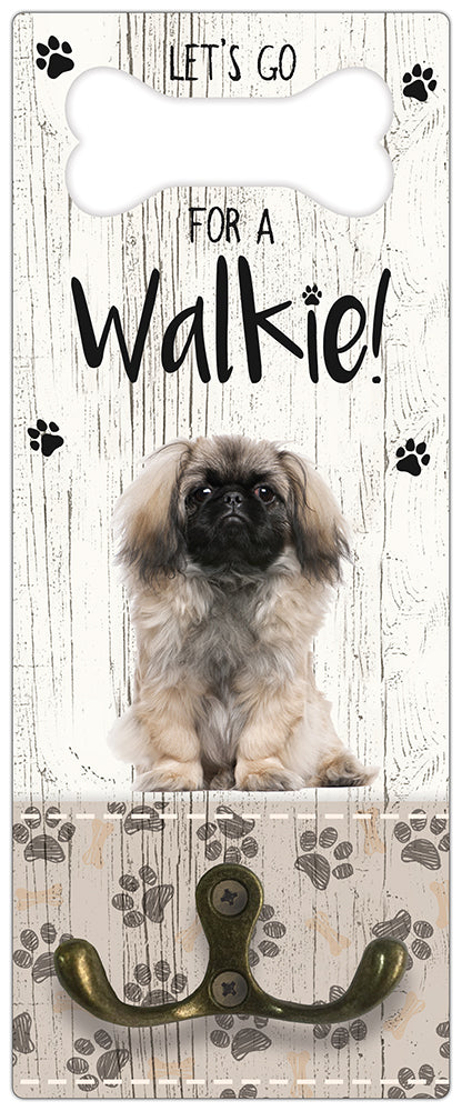 Leibanddrager: Pekingees - Kapstok voor: Hondenriem - Halsband - Hondentuig
