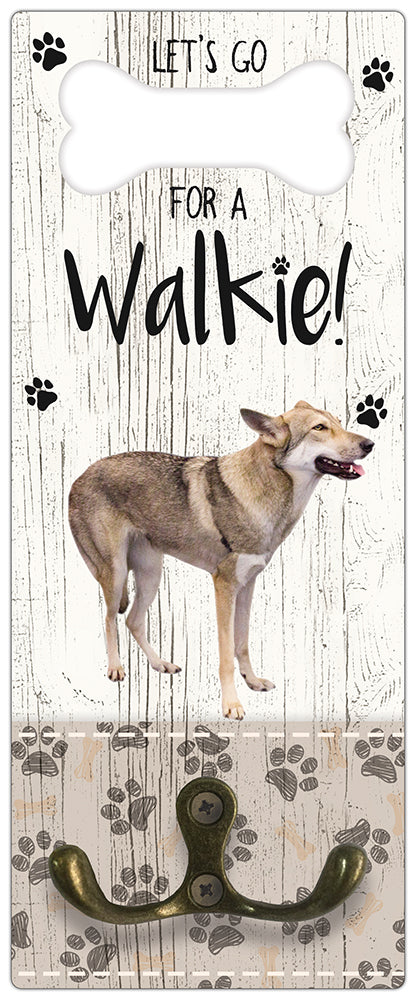 Leibanddrager: Saarloos Wolfhond - Kapstok voor: Hondenriem - Halsband - Hondentuig