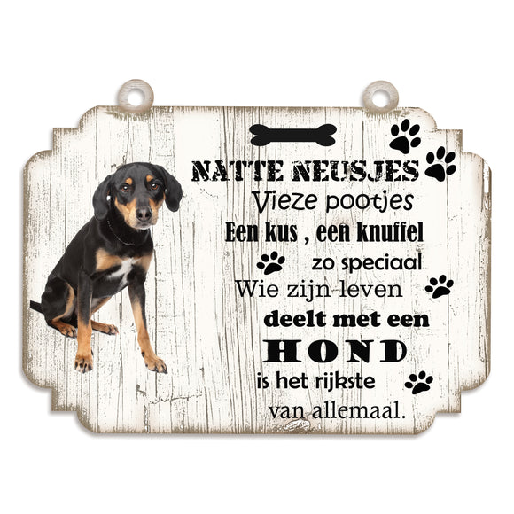 Spreukenbordje hond: Appenzeller Sennerhond