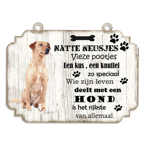 Spreukenbordje hond: Oostenrijkse Kortharige Pincher