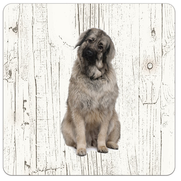 Hond Serplanac (Joegoslavische herder) | Houten Onderzetters 6 Stuks