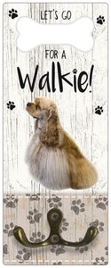 Leibanddrager: Amerikaanse Cocker Spaniel - Kapstok voor: Hondenriem - Halsband - Hondentuig