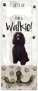 Leibanddrager: Ierse Water Spaniel - Kapstok voor: Hondenriem - Halsband - Hondentuig