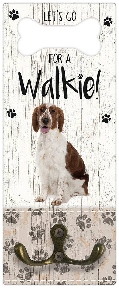 Leibanddrager: Welsh Springer Spaniel - Kapstok voor: Hondenriem - Halsband - Hondentuig