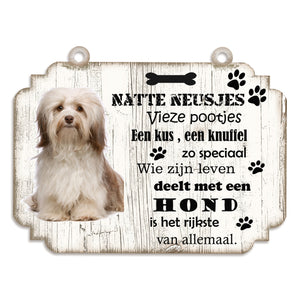 Spreukenbordje hond: Havanezer