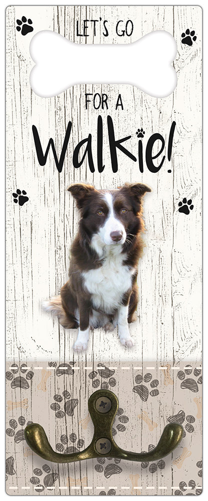 Leibanddrager: Bordercollie - Kapstok voor: Hondenriem - Halsband - Hondentuig