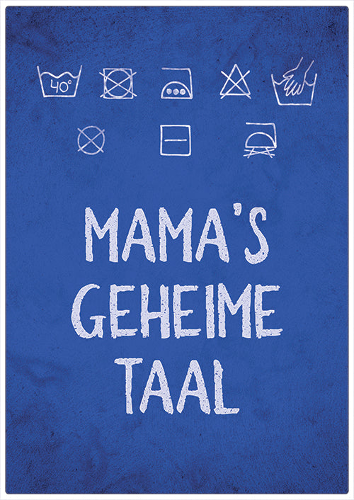 Spreukenbordje: Mama's Geheime Taal! | Houten Tekstbord