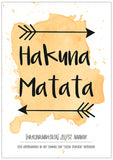 Spreukenbordje: Hakuna Matata | Houten Tekstbord