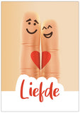 Spreukenbordje: Liefde is... | Houten Tekstbord