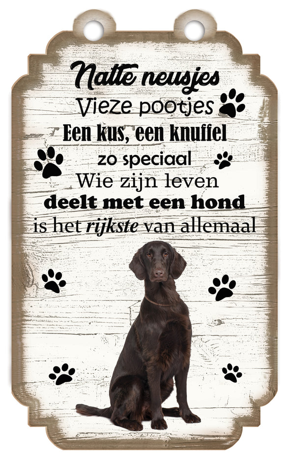 Flat-Coated Retriever | 12 x 20 cm