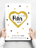 Spreukenbordje: Wil jij mijn Peter worden? | Houten Tekstbord