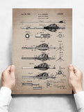 Spreukenbordje: Vintage Patent - Pijlen Boogschutten | Houten Tekstbord